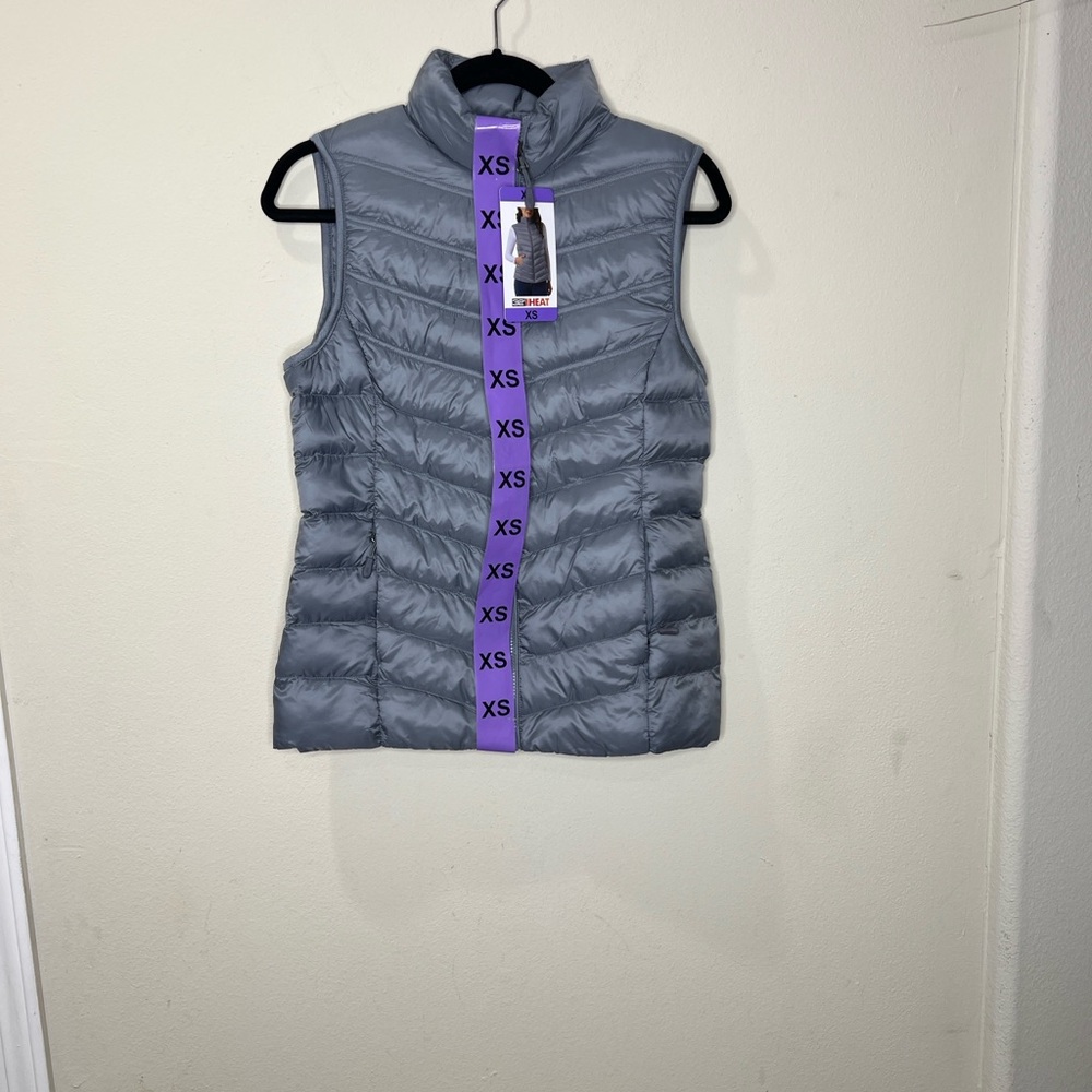 33 Degrees Heat Gray Puffer Vest